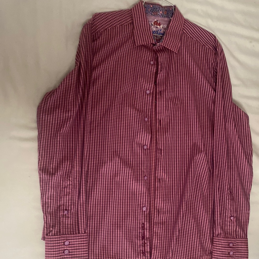 Robert Graham button up in raspberry